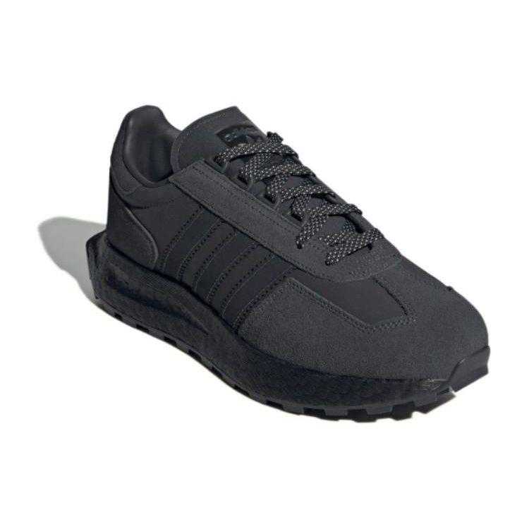 Adidas Originals Retropy E5 Retro Round Toe Lace-Up Thick Sole Comfortable Fabric Synthetic Leather Low-Top Casual Running Shoes Unisex Sneaker IF3927