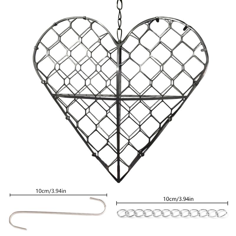 Cuore Nido Fatto a Mano in Fibra di Alpaca, Portaroccioli per Nidi di Uccelli, Rifugio Invernale sull'Albero per Uccelli Selvatici, Casette per Colibrì