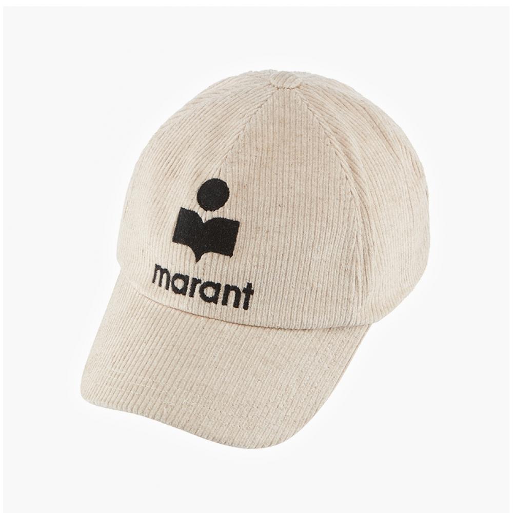 Isabelle Marant Cq001xhb A3c08j 90be Tyron Tyron Logo Embroidery Corduroy Ball Cap