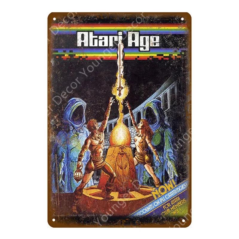 Anime Video Game Role Tin Sign Playroom Bedroom Wall Painting Plate Shabby Metal Signs Decor Vintage Art Decorative Wall Plaques