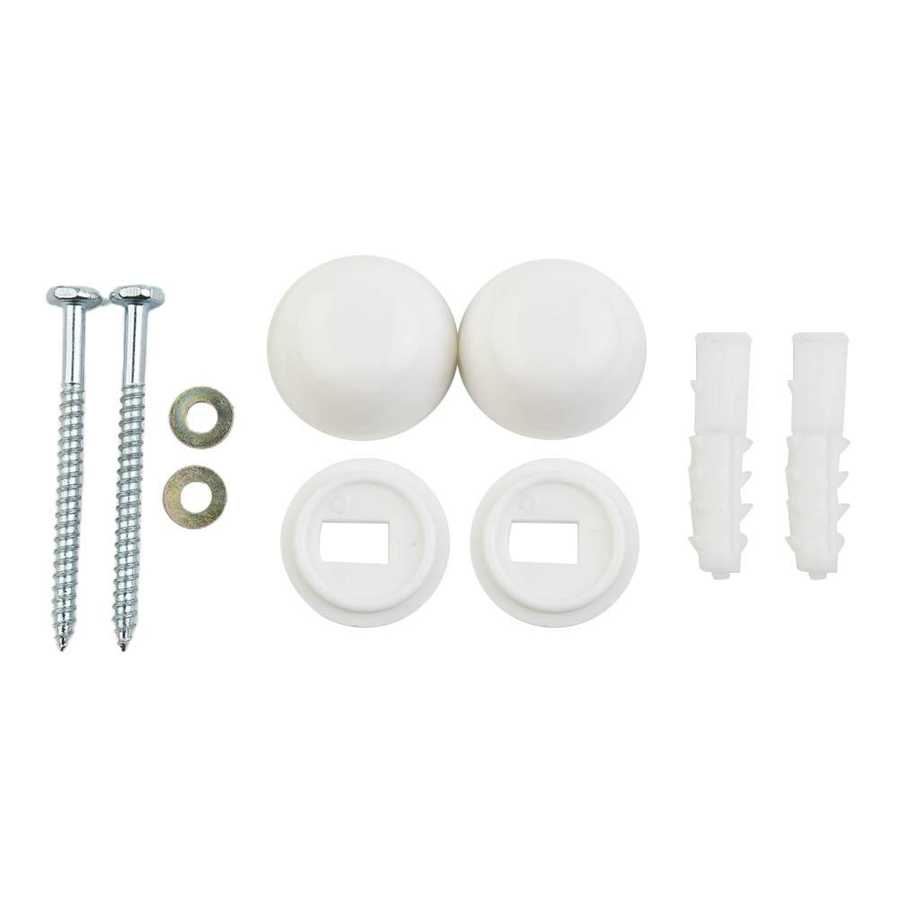 Screws Bidet Bolts Fitting Fixing Kit Plastic + Iron