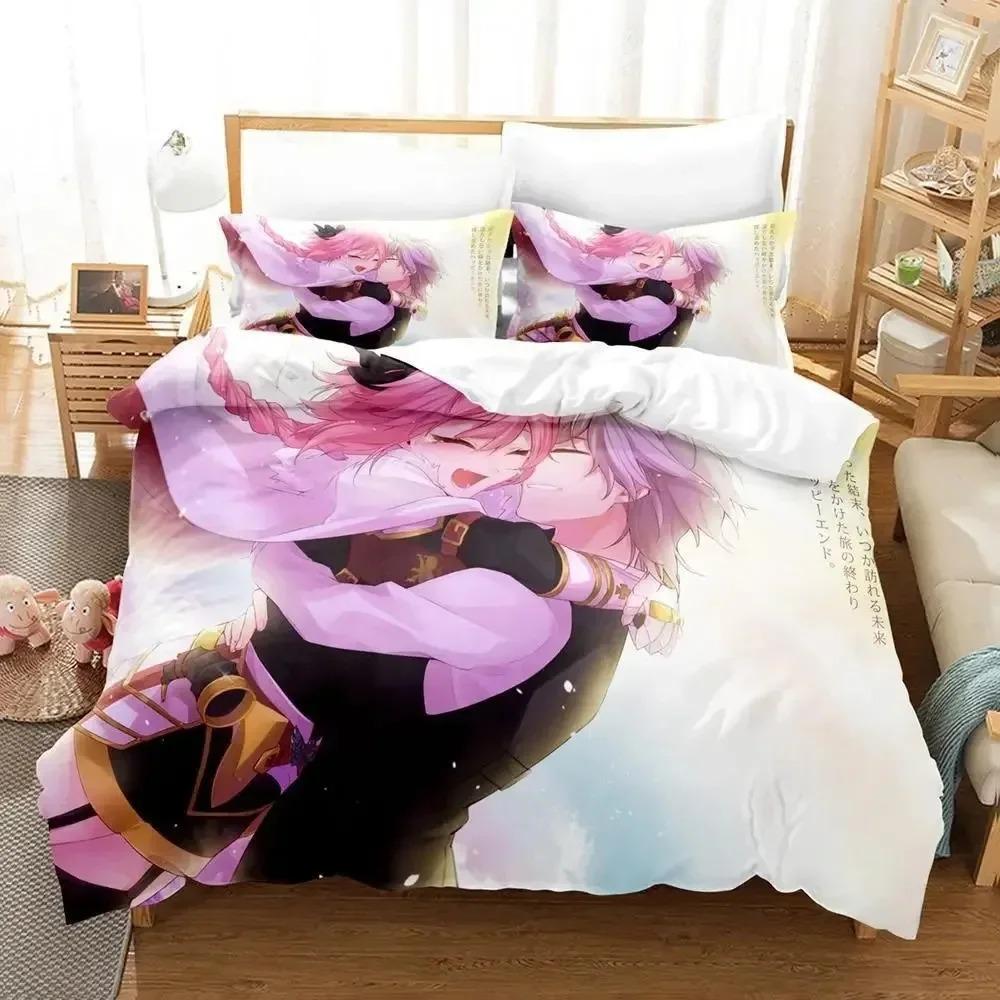Fate - Astolfo Bedding Set For Bedroom Soft Modern Bedspreads Comefortable Kids Duvet Cover Quilt Cover And Pillowcase