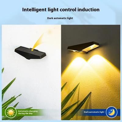 1-4Pcs Solar Outdoor Fence Lights Solar Powered Deck Light Outdoor Waterproof Lighting Llumination Courtyard Pathway Yard Decor