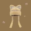 Hat Women's New Autumn and Winter Cute Plush Cat Ears Hat Warm Ear Protection Big Head Circumference Tide