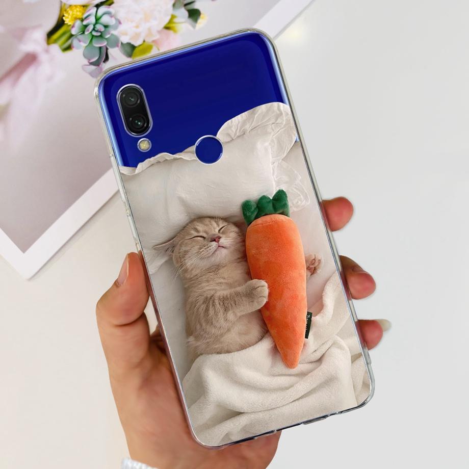 For Xiaomi Redmi Note 7 7Pro 6 Pro 5 Pro Phone Case Clear Soft TPU Silicone Back Cover Cool Cartoon Girly Fashion Bumper Capa