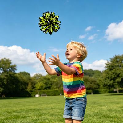 Expandable Breathing Ball Anxiety Stress Relief Colorful Expanding Ball Toy Toddlers Boys Girls Collapsible Sphere Sensory Fidget Toy
