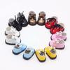 1 Pair Play House Dress Up 5.5*2.8cm Ob11 Doll Sandals Handmade DIY 12 Doll PU Shoes Fashion OB11 Leather Shoes Doll
