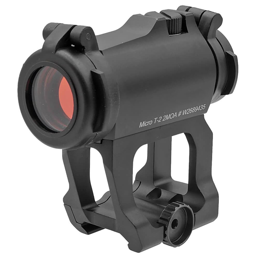 High-quality Evolution Gear Micro T2 Dot Sight with ScalarWorks Leap 1.93" Mount Replica Set with Lens Protector (T-2)