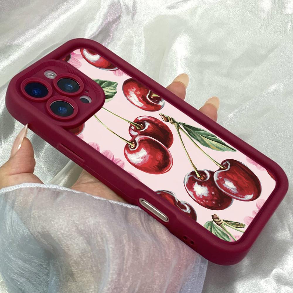 JT127 Cherry Blossom Design for iPhone 17 16 15 Pro Max Samsung S26 S25 S24 Ultra A17 A16 A07 A56 A06 Xiaomi 15T Redmi 15c 14c 13C Soft TPU Case