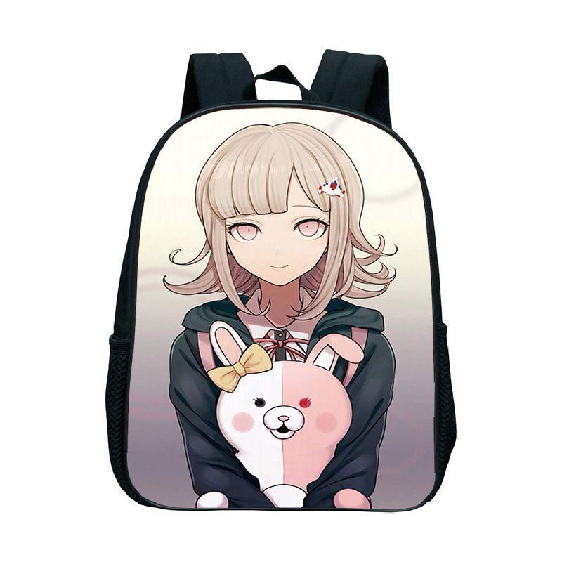 Sac à dos imprimé anime Danganronpa Imperméable Grande capacité Léger Portable Parfait pour l'école et les voyages