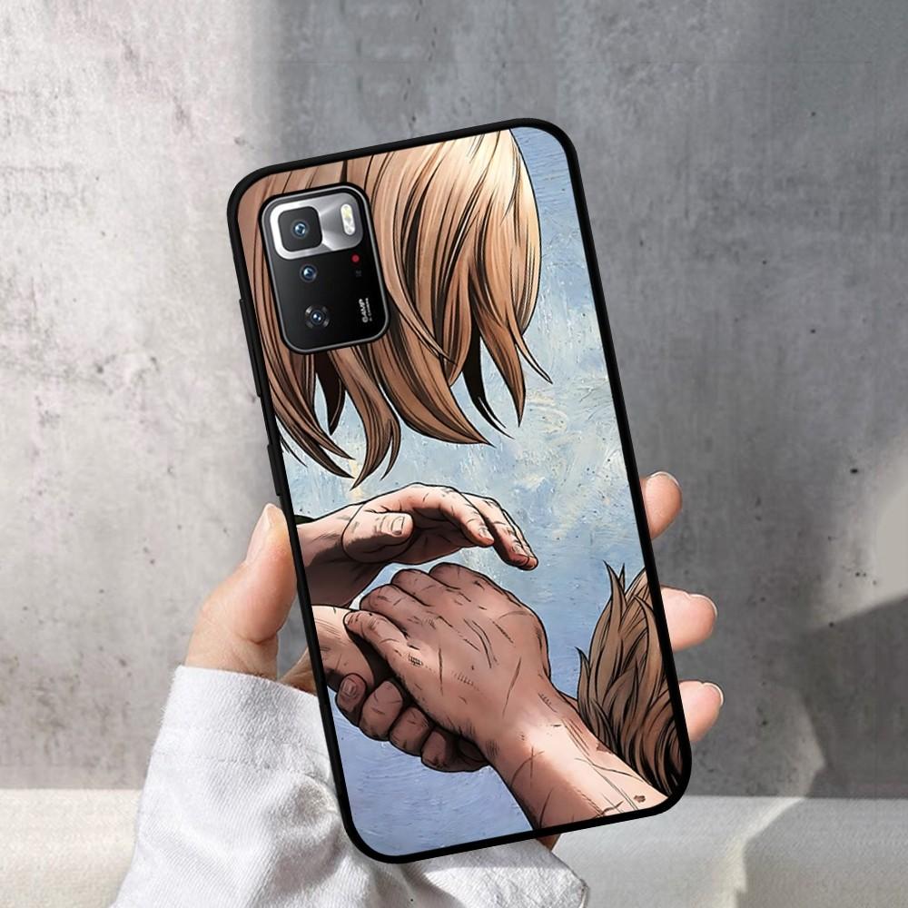 V-Vinland Saga Anime Phone Case For Redmi Note 4 X 5 A 6 7 8 T 9 9S 10 11 11S 11Epro Poco M3 Pro