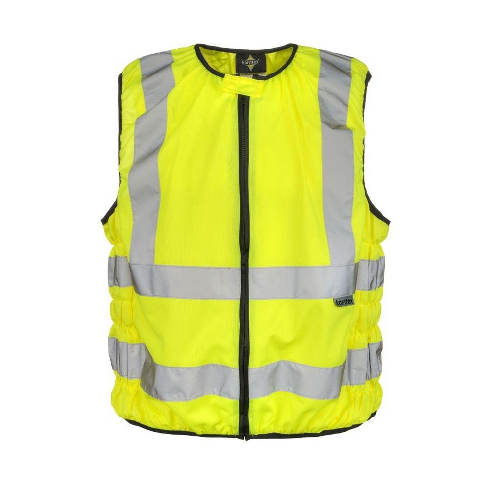 Korntex Unisex Adult Schleiz Biker Hi-Vis Vest