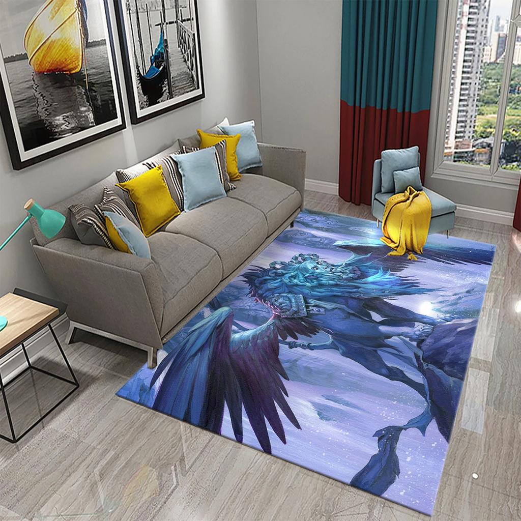 3D Forest Magical Creature Carpet for Home Decor Carpet Living Room Kids Bedroom Doormat Floor Mat Carpet Bathroom Anti Slip Rug