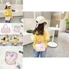 Girls Cartoon Tote With Antiburden Function And Durable Fabric For School