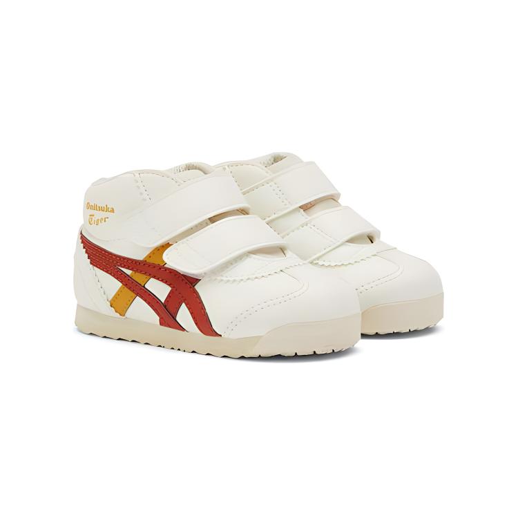 ONITSUKA TIGER Mexico 66 TD Toddler Kids Cream Yellow Red 1184A133-103