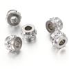 20 stuks 10 stuks Roestvrij Staal Strass Kralen Goudkleurige Spacer Losse Kralen Bedels voor Sieraden Maken Armband Ketting DIY