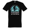 Youth Designz old man with e-bike men's T-Shirt with print funny saying fun
