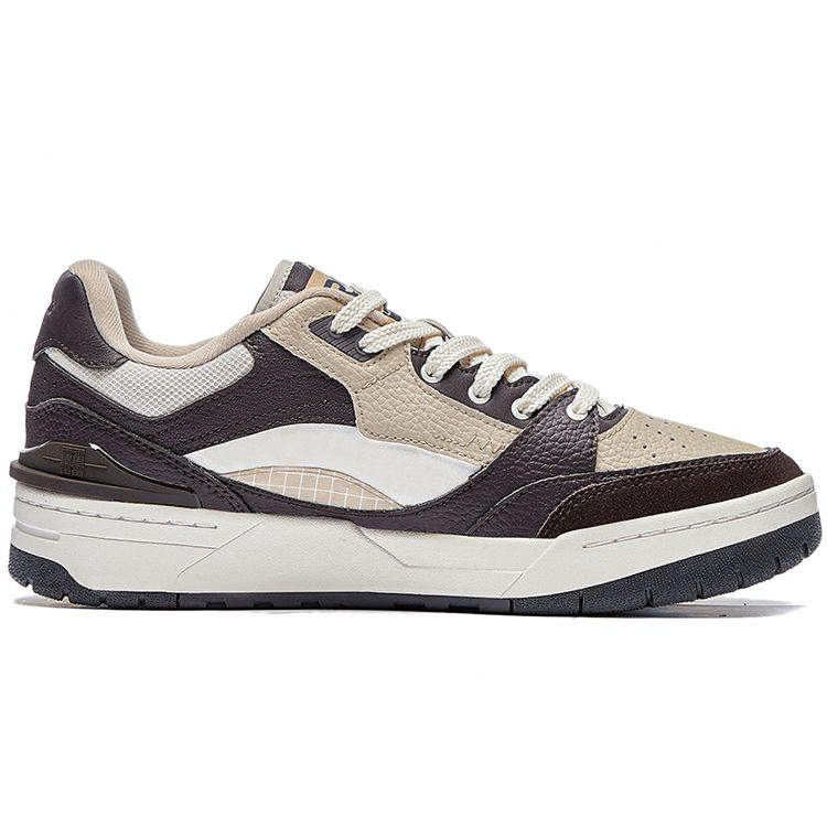 Li Ning Rsr 101 Lightweight High Resilience Retro Basketball Shoes Men Sneakers Coffee-Brown ABCS087-8
