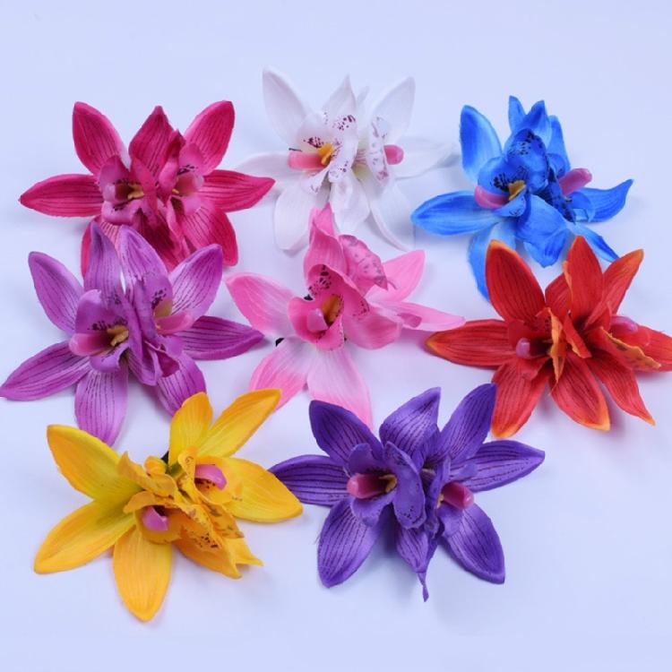 Flower Hairclip Cymbidium Hair Clip Side Hairpin Women Hair Styling Accessories Female Headwear Girl Hair Decors
