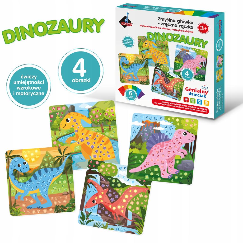 Genialny Dzieciak Zręczna Rączka Dinozaury 2779