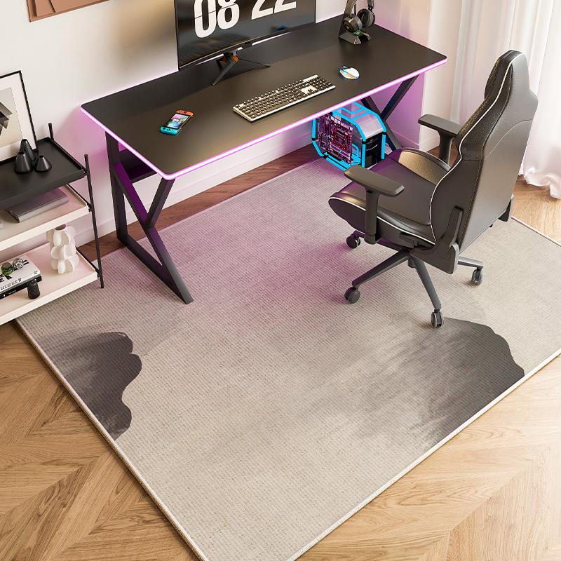 VIKAMA Swivel Computer Chair Mat, Gaming Chair Sound Insulation Foot Pad, Bedroom and Study Carpet, Home Decoration