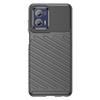 For Motorola Moto G73 5G Thunder Series Shockproof TPU Phone Case Thickened Twill Texture Cell Phone Case