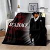 Classic movie Scarface Polyna blankets bed with a blanket to warm the beautiful blanket home travel blankets birthday gift