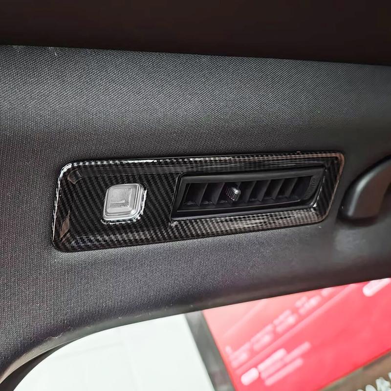Car Styling Roof Air Outlets Frame Decoration Cover Trim For BYD Tang 2025 Carbon Fiber Color Interior Accessories