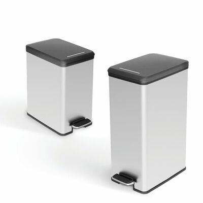 Curver Kosz Na Śmieci Slim Bin 25L Iml Metalizowany