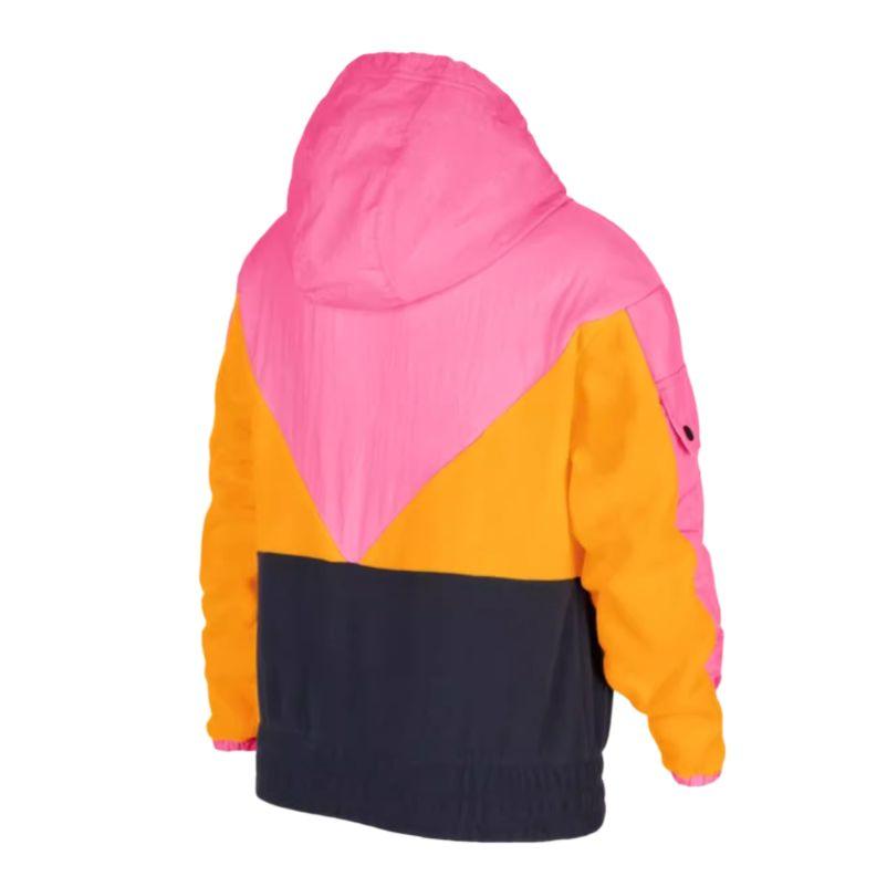 Nike Sportswear Heritage Hoodie Soft Retro Kids Hoodies Lavender University-Gold Obsidian CU8542-684