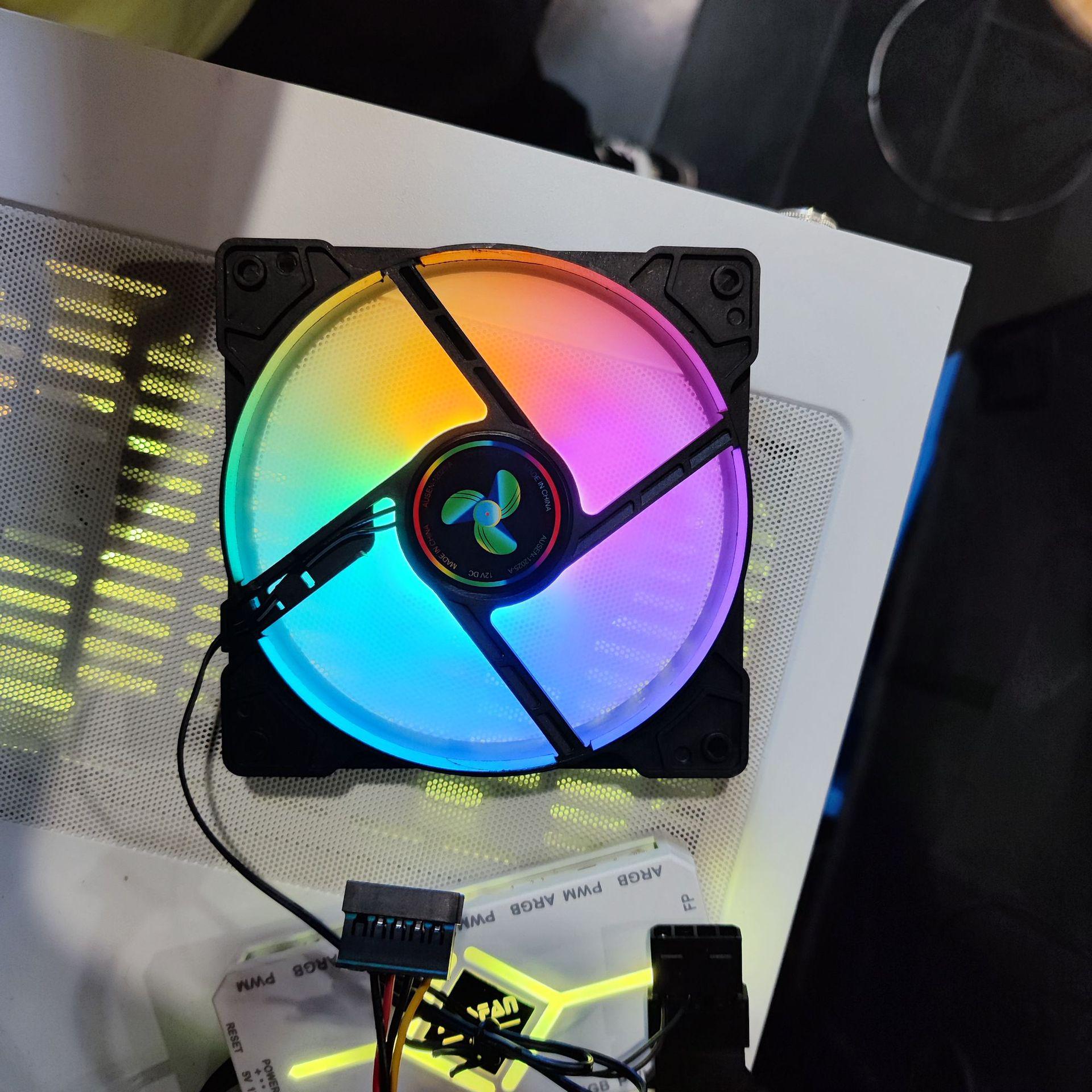 

Бесшумный вентилятор охлаждения компьютера Phantom Magic 120 мм, 4-контактный, цветной корпус воздушного охлаждения