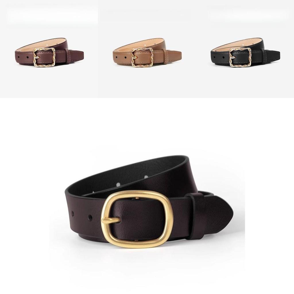 Women's 2024 Trendy Fashionable Summer Versatile Soft Cowhide Belt For Jeans