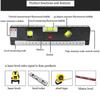Aluminium Alloy Measuring Tape Spirit Laser Level Horizontal Vertical Line Rule