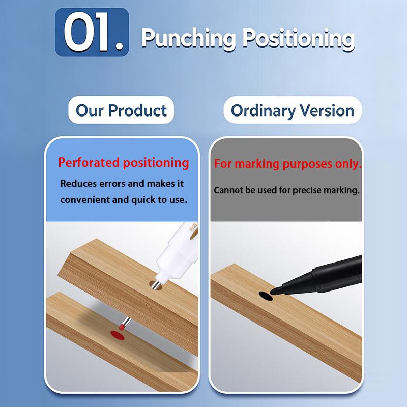 1Pc Long Needle Marker Pen Waterproof Deep Hole Metal Bathroom Woodworking Tile Screw 20Mm Dash Pen Marker Pen