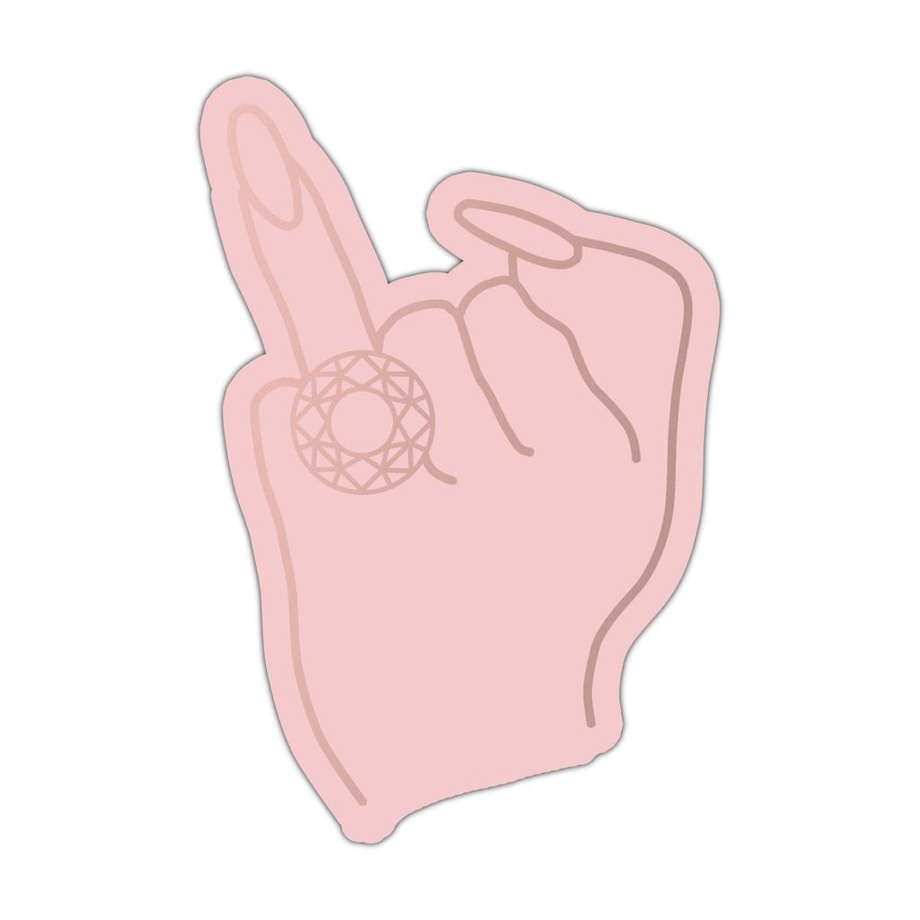 Junggesellinnenabschied Servietten, Verlobungsparty & Quinceañera Dekorationen - Ringfinger Folien Cocktail Servietten, Dekor, Letztes Abenteuer vor dem Ring