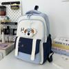 New high-value college style fresh and sweet backpack junior high school students lightweight large-capacity backpack