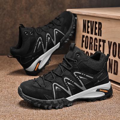 Men Climbing Shoes Trekking Sport Breathable Durable Anti Slip Sneakers Shock-absorbing Camping Walking Shoes Men