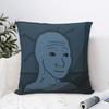 Wojak Meme Pillowcases Merchandise Printed Cushion Cover Pillow Covers Home Decoration Zippered Multiple Sizes
