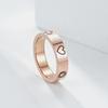 Hot Selling Stainless Steel Fashion New Love Diamond Couple Rings for Women Men Valentine Day Gifts Size 5-11