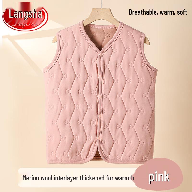 

LangSha Girls Thermal Fleece-Lined Vest 150 (Height 140-150cm)