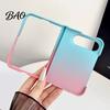 Scratch Resistant Lens Guard Case Magnetic for iPhone, Gradient Skin-like Protective Cover with Built-in Ring Phone Foldable Phones And Hinge