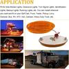 APSMOTIV 2PCS LED Marker Lights Trailer 12V Waterproof Trailer Amber Side Marker Clearance Lights for Trailers Lights Semi Trucks...