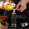 304 Stainless Steel Glass Oil Spray Bottle - Press Type for Barbecue and Cooking