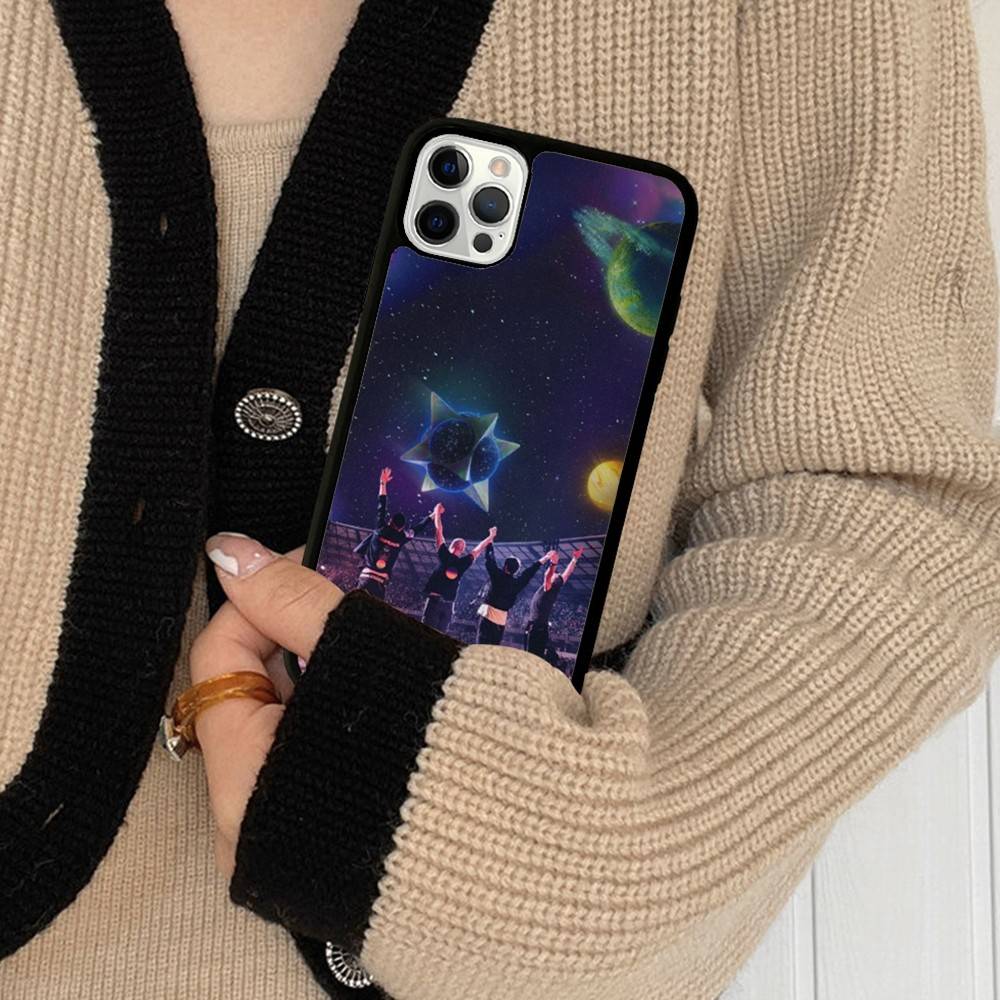 Pop Rock Band C-Coldplay Phone Case For Iphone 16 15 14 13 12 11 Pro Max Plus Shockproof TPU+PC Hard Case
