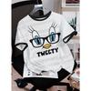 Boy's Women's Cartoon Rabbit Print Short Sleeve 3d Print Summer Cute Sport Tops Parent-child Men's Women's T-shirt