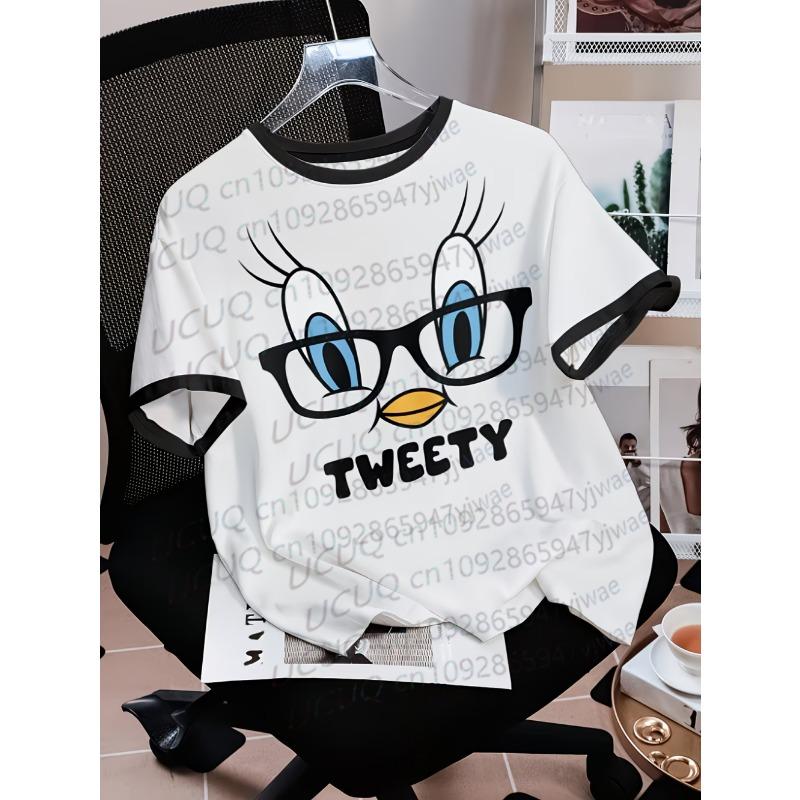Boy's Women's Cartoon Rabbit Print Short Sleeve 3d Print Summer Cute Sport Tops Parent-child Men's Women's T-shirt