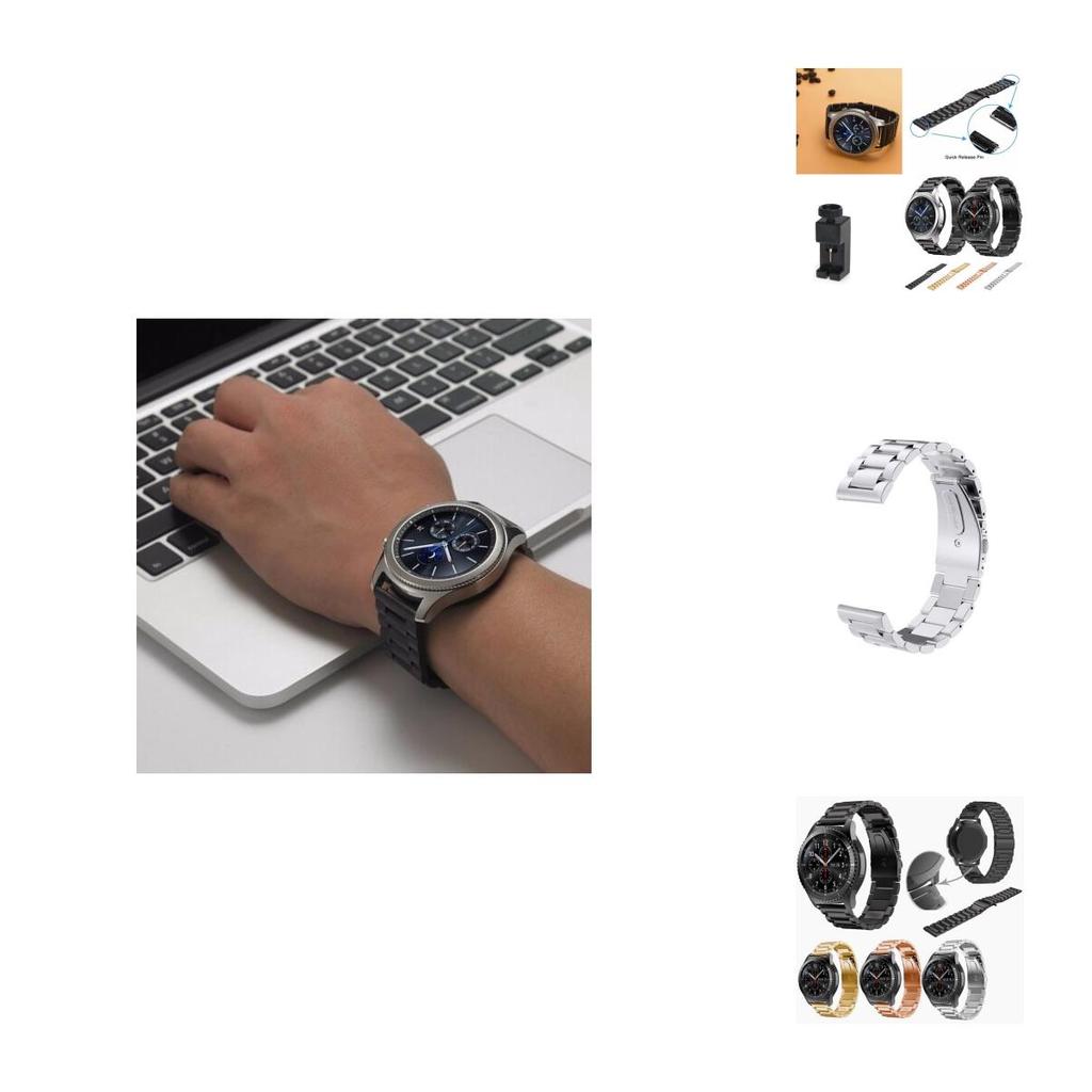 Luxurious Stainless Steel Mesh Watch Band For Samsung Galaxy Gear S3 Frontier/classic