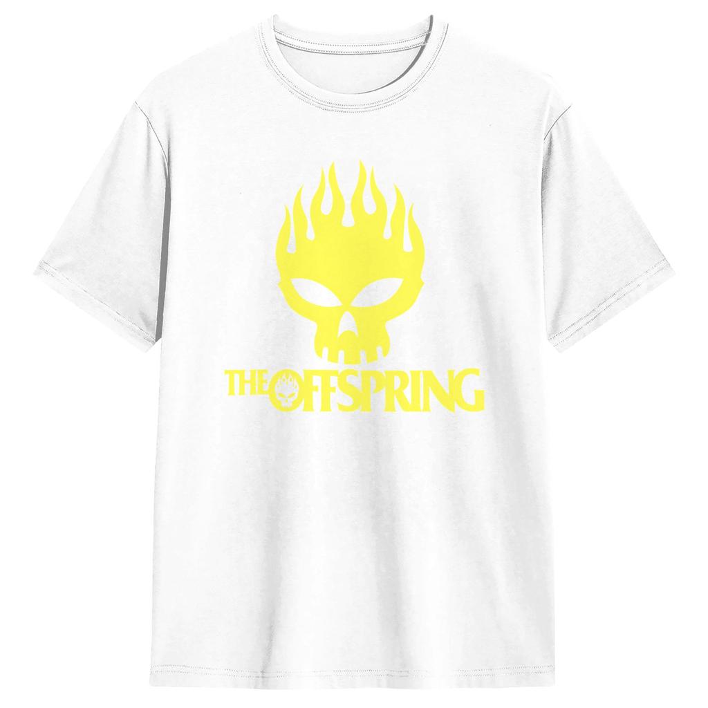 Herren The Offspring Band T-Shirt Baumwolle Kleidung Mode Kurzarm Rundhals T-Shirts Geschenkidee T-Shirt