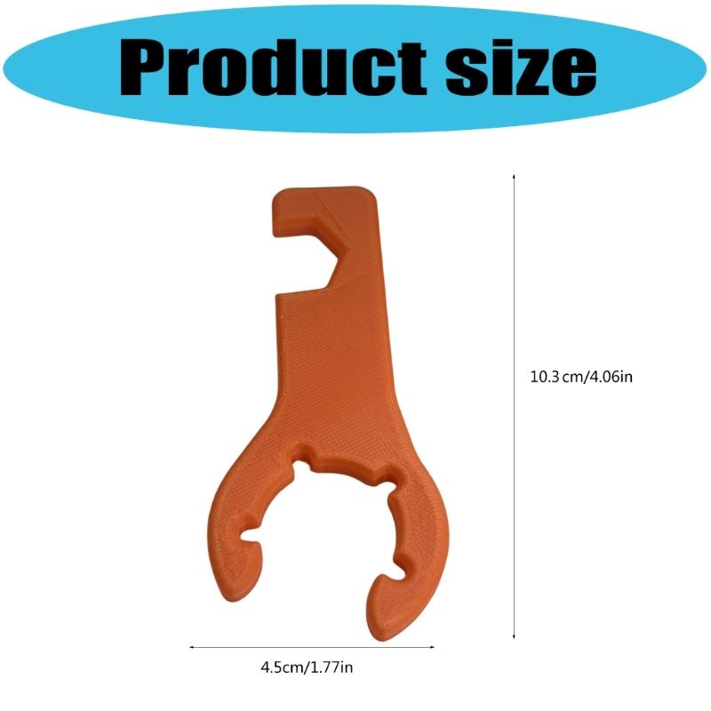 Lightweight Nonslip Gas Bottle Wrench Ergonomic Handle Repair Wrench Heavy Duty Pressure Wrench Camping Adjustable Tool