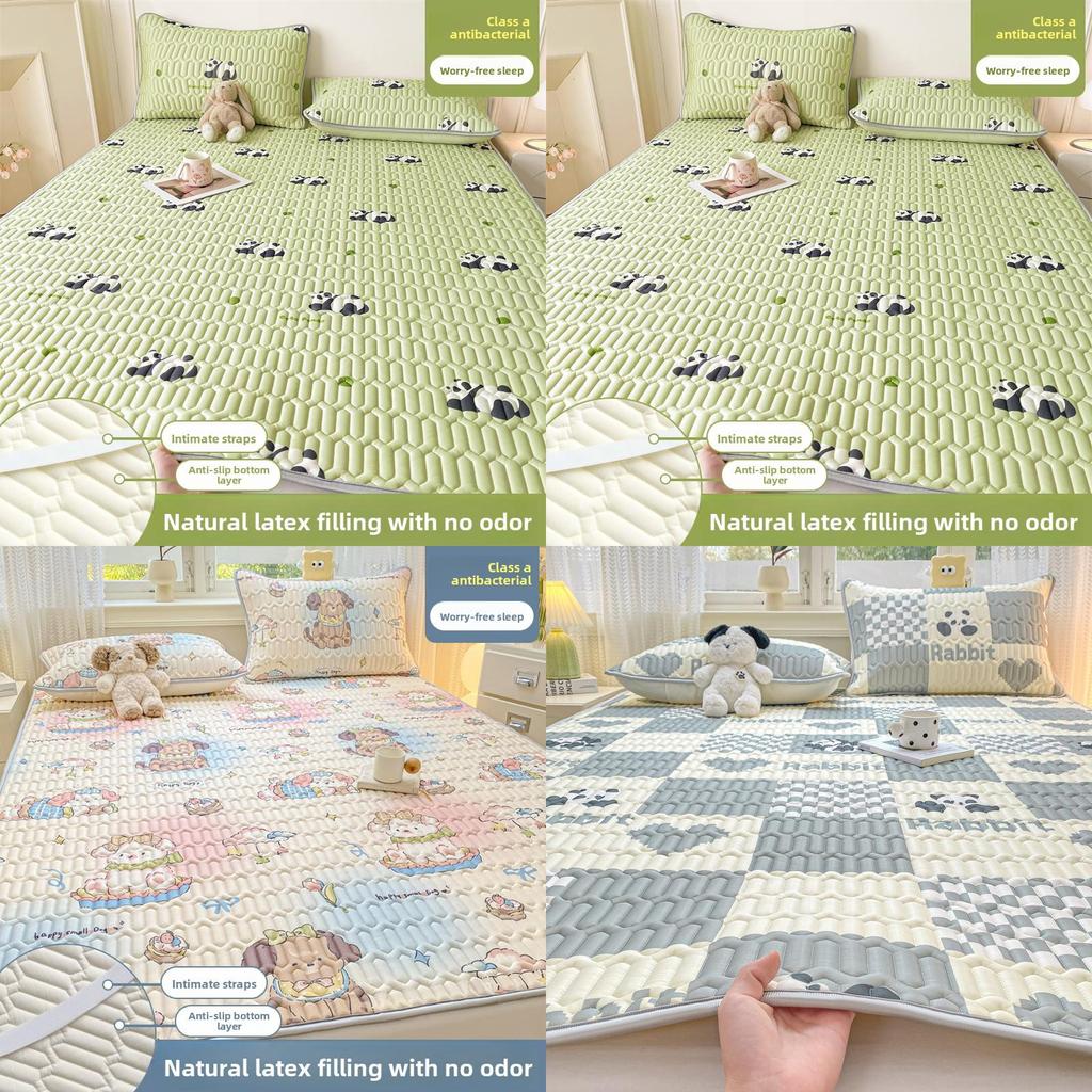 Kühlmatten-Set aus synthetischem Latex mit waschbarem Eisseidenstoff für sommerlichen Bettkomfort